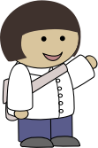 Pointing Backpack Girl