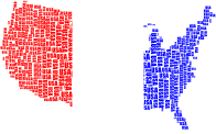 USA Word Cloud Red White Blue No Background