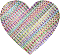 Prismatic Wavy Heart 2 No Background
