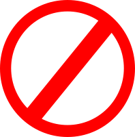 No sign