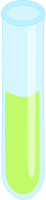 Kawaii test tube with liquid - REMIXED