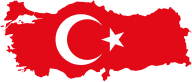 Turkey Map Flag