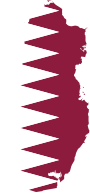Qatar Map Flag