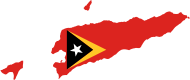 East Timor Map Flag