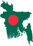 Bangladesh Map Flag