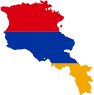 Armenia Map Flag