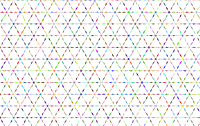 Prismatic Hexagonalist Pattern No Background
