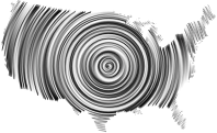 Prismatic United States Concentric Circles 3