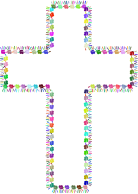 Prismatic Hands Cross