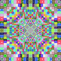 Abstract Prismatic Art