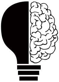 Brain Light Bulb By Elisa Riva