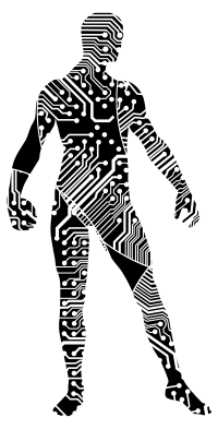 Computer Circuit Board Man