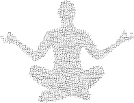 Molecular Yoga Pose Silhouette 14
