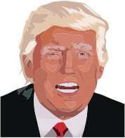 Trump Portrait 2 By Heblo