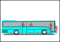 Bus, Seitenansicht