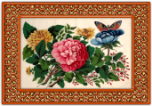 Flowers and butterfly 3 (in frame)