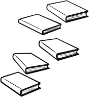 Books - Lineart - Separated