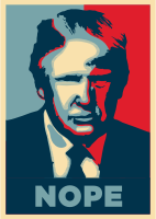 Donald Trump Nope Poster