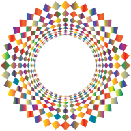 Prismatic Checkered Frame 2 2 No Background