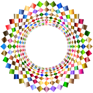 Prismatic Checkered Frame 2 4 No Background