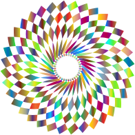 Prismatic Checkered Vortex No Background