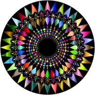 Prismatic Decorative Checkered Star 2