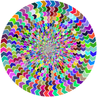 Prismatic Zig Zag Illusion Vortex 2