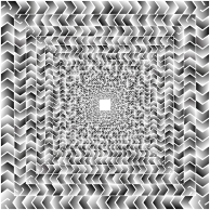Prismatic Zig Zag Illusion Tunnel 2