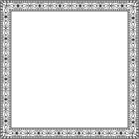 Decorative Ornamental Square Frame