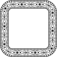 Decorative Ornamental Square Frame 2