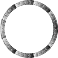 Prismatic Decorative Ornamental Round Frame 2