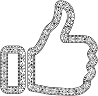 Decorative Ornamental Thumbs Up