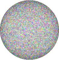 Prismatic Wireframe Sphere No Background