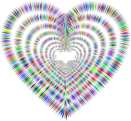Prismatic Sharp Spiky Heart Tunnel 2