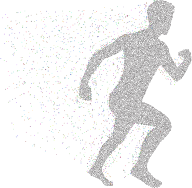 Prismatic Particle Man
