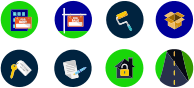 Real Estate Icons Set