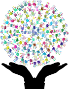 Prismatic Hands Tree 2