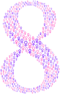 Women's Day March 8th Female Symbol