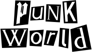 "Punk World" Black and White Artwork 