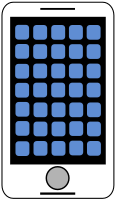 Smartphone - Tablet Clipart Icon