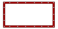 border hearts 4X2
