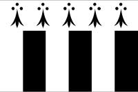 Flag of Rennes, France
