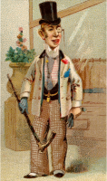 Cigarette card - Hoboken