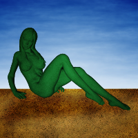 sitting woman 2