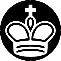 Chess Piece Symbol – White King – Rey Blanco