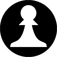 Chess Piece Symbol – White Pawn – Peón Blanco