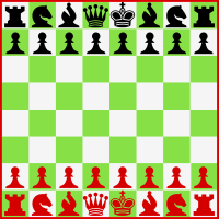Chess Starting Position / Ajedrez Posición Inicial de Piezas