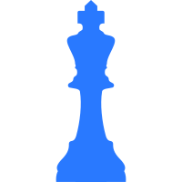 Silhouette Staunton Chess Piece – King / Rey