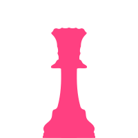 Silhouette Staunton Chess Piece – Queen / Dama