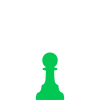 Silhouette Staunton Chess Piece – Pawn / Peón